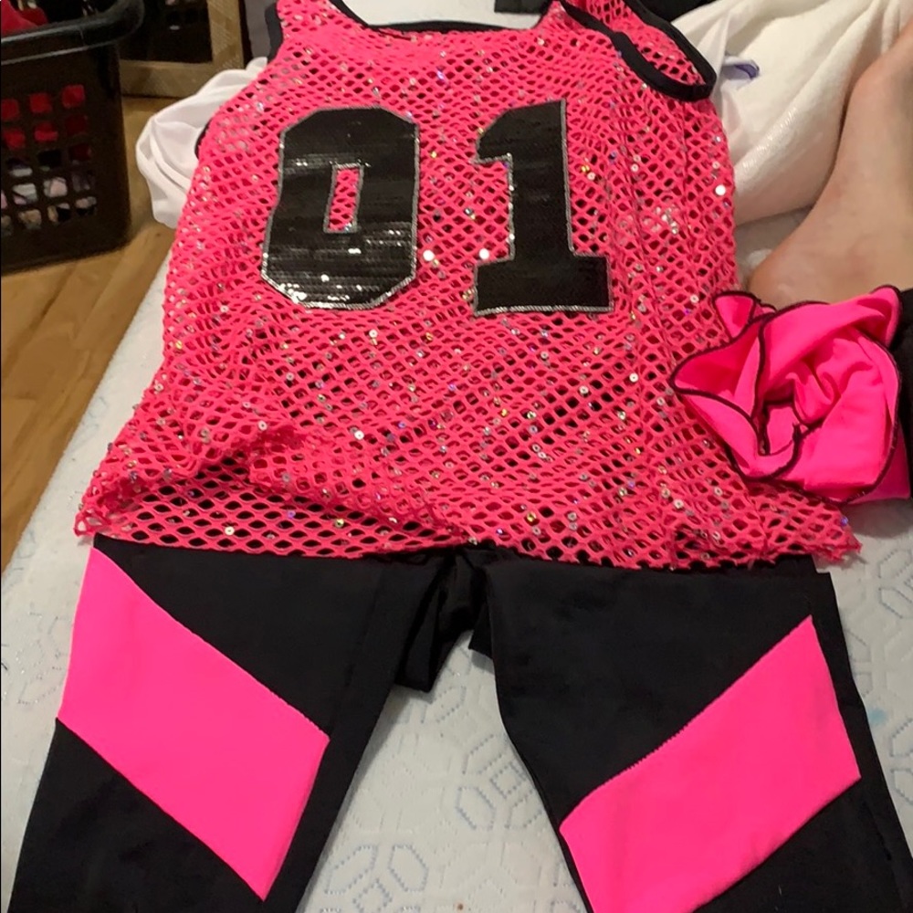 A girls hip hop costume